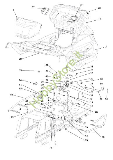 Picture of Cruscotto OM 107 L/24 KH (K2400AVD V-Twin - EURO5) Cat. 2020