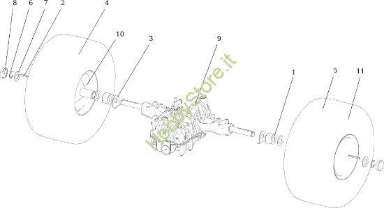 Picture of Assale posteriore APACHE 92 EVO Cat.2020 Trattorino