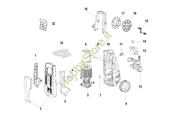Picture of Carcassa PW 140 C (2020) Idropulitrice