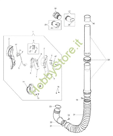 Picture of Tubo di lancio 01-2023 BV 163 Soffiatore