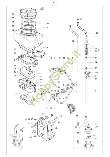 Picture of Kit trasformazione da soffiatore ad atomizzatore BV 163 Soffiatore