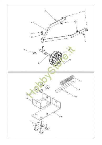 Picture of Ruota anteriori DEB 517 Sfalciatutto
