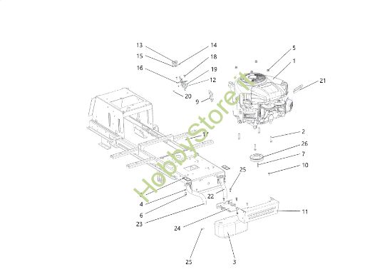 Picture of Motore OM 92/16H Cat. 2021 <!>Trattorino