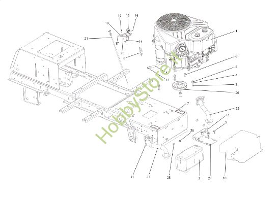 Picture of Motore OM 106/24 KH Exclusive Cat. 2021 <!>Trattorino