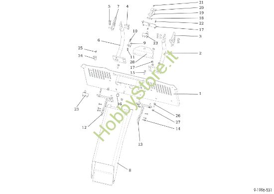 Picture of Raccoglierba OM 92/16KH (K1600AVD) Cat. 2021 Trattorino