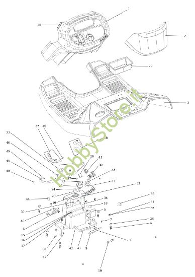Picture of Cruscotto OM 106/16 KH (K1600AVD - EURO5) Cat. 2021 Trattorino