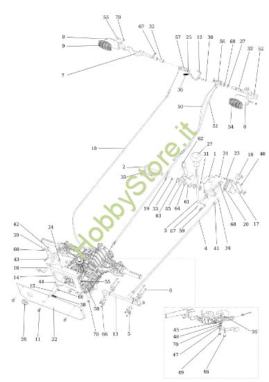 Picture of Trasmissione APACHE 92 EVO (K2400AVD V-Twin - EURO5) Cat.2021 Trattorino