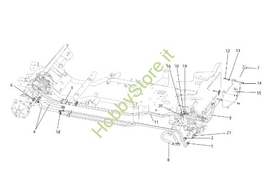 Picture of Circuito idraulico APACHE 92 4x4 EVO Cat.2021 Trattorino