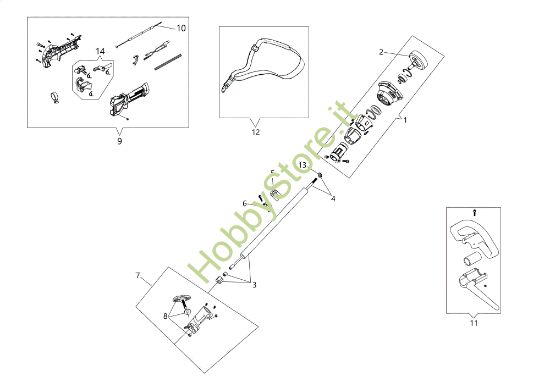 Picture of Trasmissione Unità motore BCH 250 D