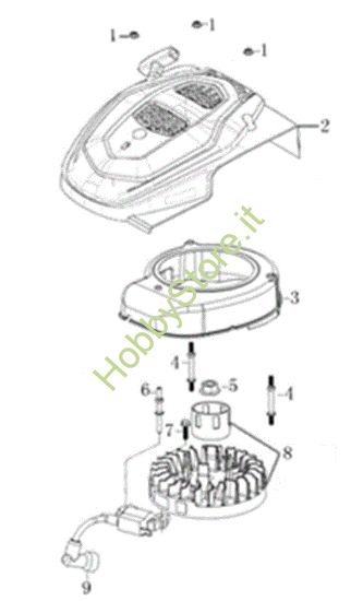 Picture of Avviamento G 44 PK COMFORT (K450) Rasaerba