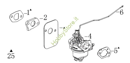 Picture of Carburatore G 48 PK COMFORT (K450) Rasaerba