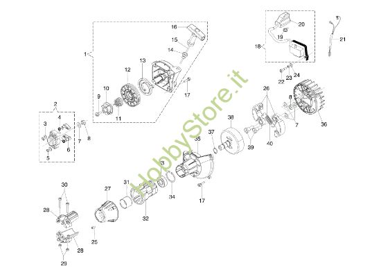 Picture of Avviamento SPARTA 441 T 50Y Decespugliatore