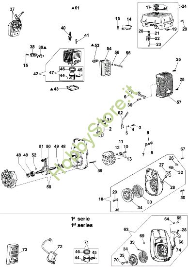 Picture of Avviamento e motore SA 30 TL Motopompa