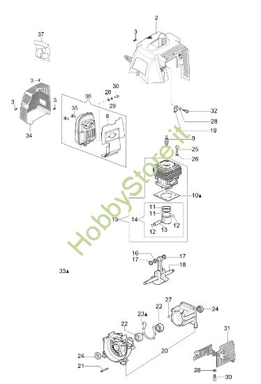 Picture of Motore OM 43 Vers.2016 (Euro2) 50Y Decespugliatore