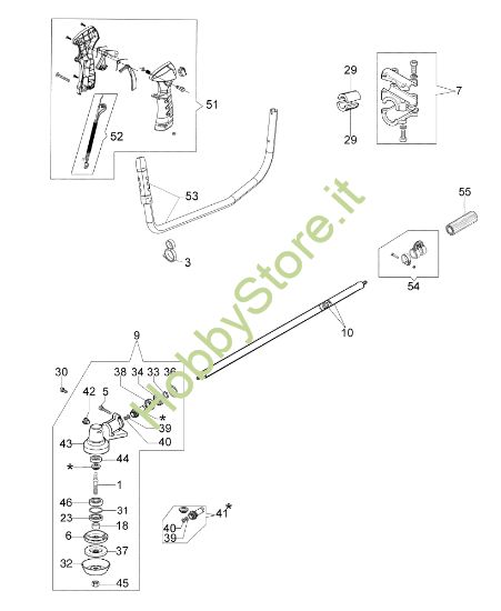 Picture of Trasmissione OM 43 Vers.2016 (Euro2) 50Y Decespugliatore