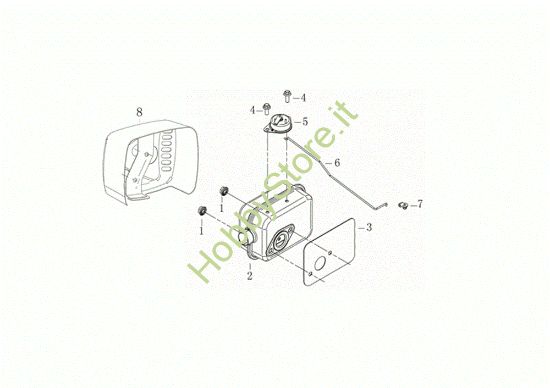 Picture of Marmitta G 53 TK ALL ROAD PLUS 4 (K805) EURO 5 50Y Rasaerba