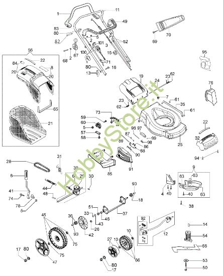 Picture of Esploso G 53 TKE ALL ROAD PLUS 4 (K655LI) EURO 5 50Y Rasaerba