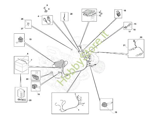 Picture of Impianto elettrico OM 84/14,5 K H Cat. 2022 Trattorino