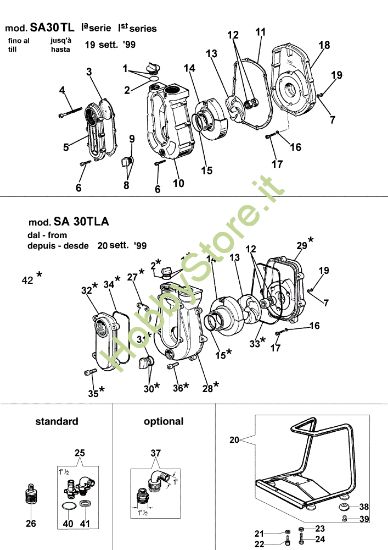 Picture of Gruppo pompa SA 30 TLA Motopompa