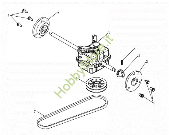 Picture of TRANSMISSION DEM 487 Sfalciatutto