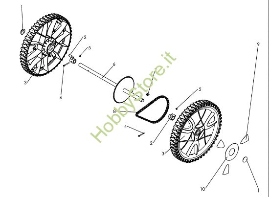 Picture of ROUE DEM 487 Sfalciatutto