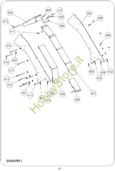 Picture of Goulotte 1 OMB R13 Biotrituratore