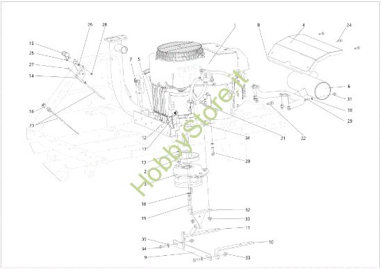 Picture of Motore CHEYENNE 26 (KAWASAKI) Cat. 2022 Trattorino