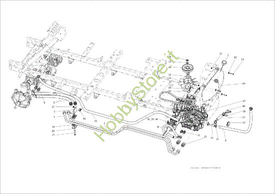 Picture of Impianto idraulico CHEYENNE 26 (KAWASAKI) Cat. 2022 Trattorino