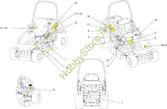 Picture of Etichette APACHE 92 EVO Cat.2022 Trattorino