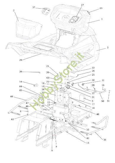 Picture of Cruscotto OM 92/16KH (K1600AVD) Cat. 2022 Trattorino
