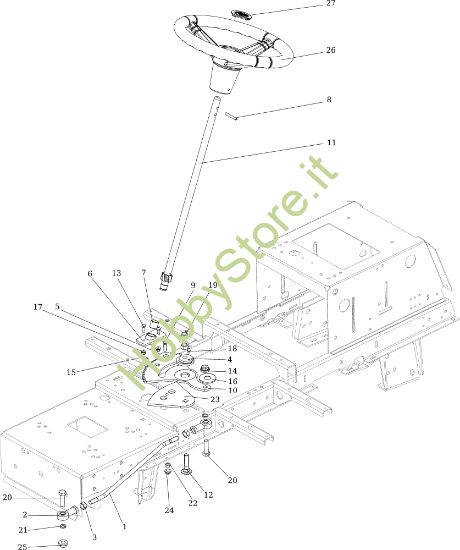 Picture of Sterzo OM 106/24 KH (K2400AVD V-Twin) 4X4 Cat. 2022 Trattorino