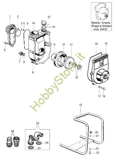 Picture of Esploso FS 45 TL (B&S) Motopompa