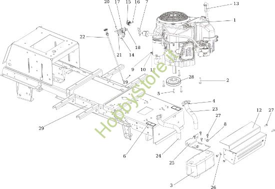 Picture of Motore OM 106/20 KH Cat. 2022 (Victus) <!> Trattorino