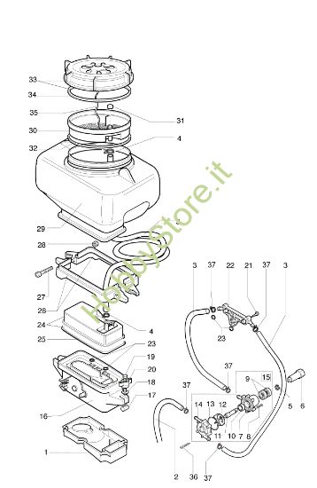 Picture of Serbatoio liquidi AM 163 Atomizzatore