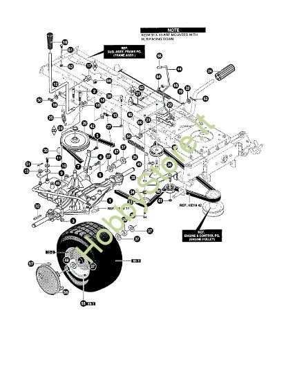 Picture of Gruppo trazione MARATHON 12.5 - (1°Sr.) Trattorino - 1ª serie (fino a Settembre 98)