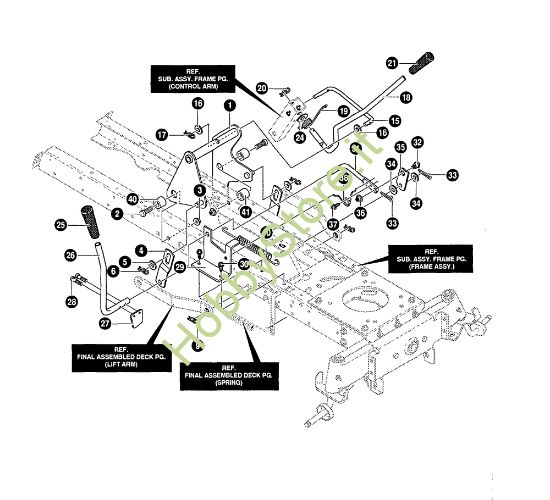 Picture of Sospensione MARATHON 12.5 - (1°Sr.) Trattorino - 1ª serie (fino a Settembre 98)