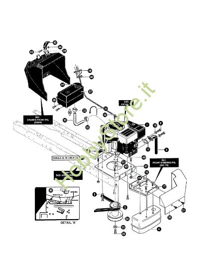 Picture of Motore MARATHON 12.5 - (1°Sr.) Trattorino - 1ª serie (fino a Settembre 98)