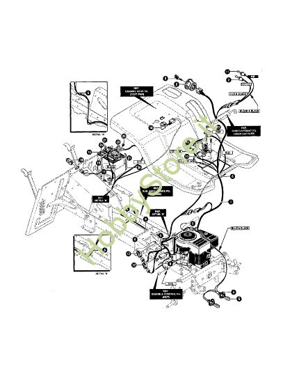 Picture of Impianto elettrico MARATHON 12.5 - (1°Sr.) Trattorino - 1ª serie (fino a Settembre 98)