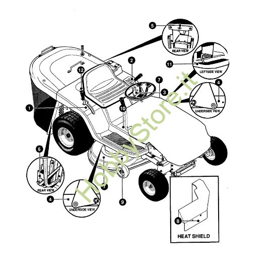 Picture of Etichette (1/2) MARATHON 12.5 - (1°Sr.) Trattorino - 1ª serie (fino a Settembre 98)