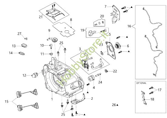 Picture of Basamento GSTH 240 Motosega