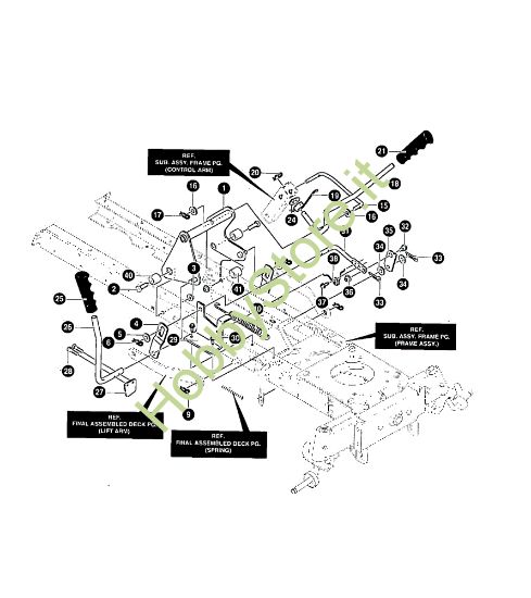 Picture of Gruppo sospensione MARATHON 12.5 - (2°Sr.) Trattorino - 2ª serie (da Ottobre 98)