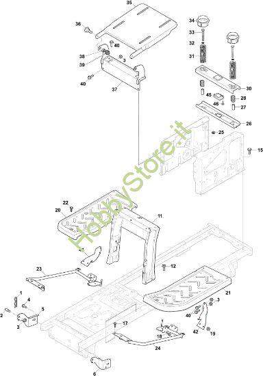Picture of Telaio (1/2) OM 84/14,5 K H Cat. 2023 Trattorino