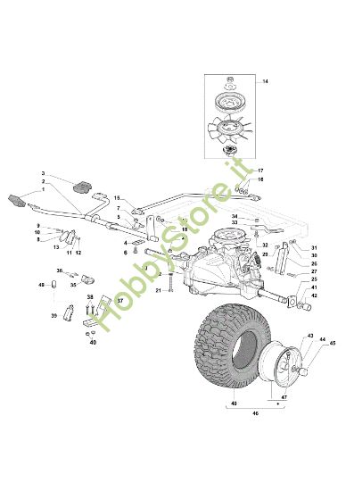 Picture of Trasmissione OM 84/14,5 K H Cat. 2023 Trattorino