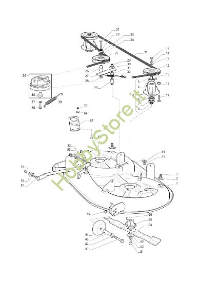 Picture of Piatto di taglio OM 98L/14,5 K H Cat. 2023 Trattorino