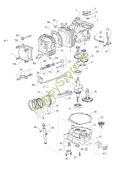 Picture of Gruppo motore OM 98L/12,5 K M Cat. 2023 Trattorino