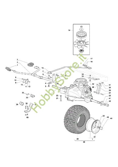 Picture of Trasmissione OM 108L/16 K Cat. 2023 Trattorino