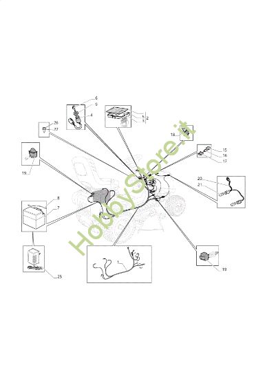 Picture of Impianto elettrico OM 108L/16 K Cat. 2023 Trattorino