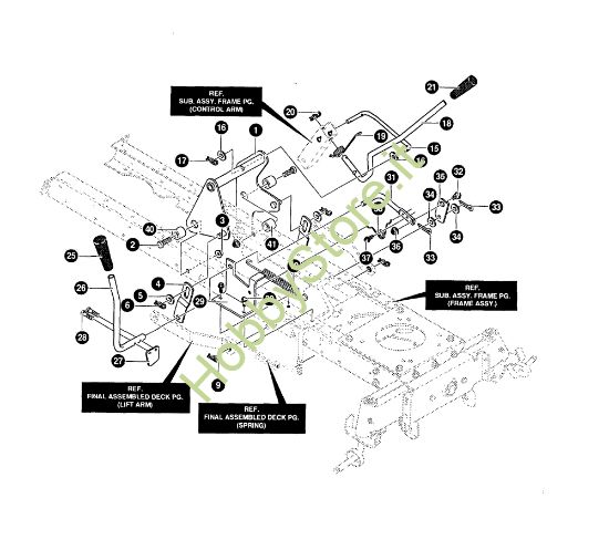 Picture of Sospensioni MARATHON 15.5 - (1°Sr.) Trattorino - 1ª serie (fino a Settembre 98)