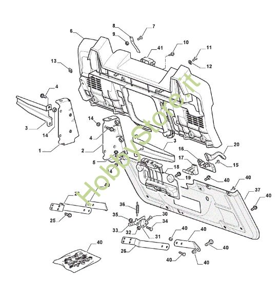 Picture of Telaio (2/2) GLX 14-84H Trattorino