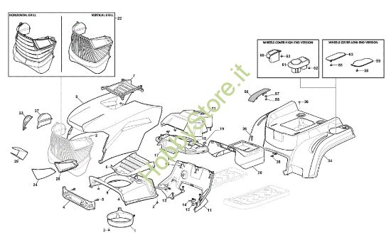 Picture of Carrozzeria (2/2) GLX 14-84H Trattorino